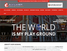 Tablet Screenshot of excelsioreducation.org